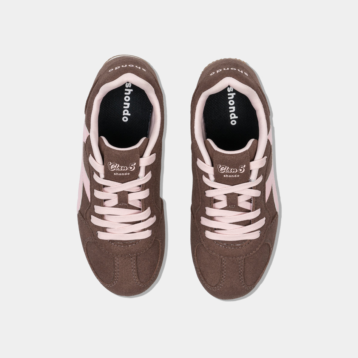 Giày sneaker đế thấp nữ Class 5 nâu