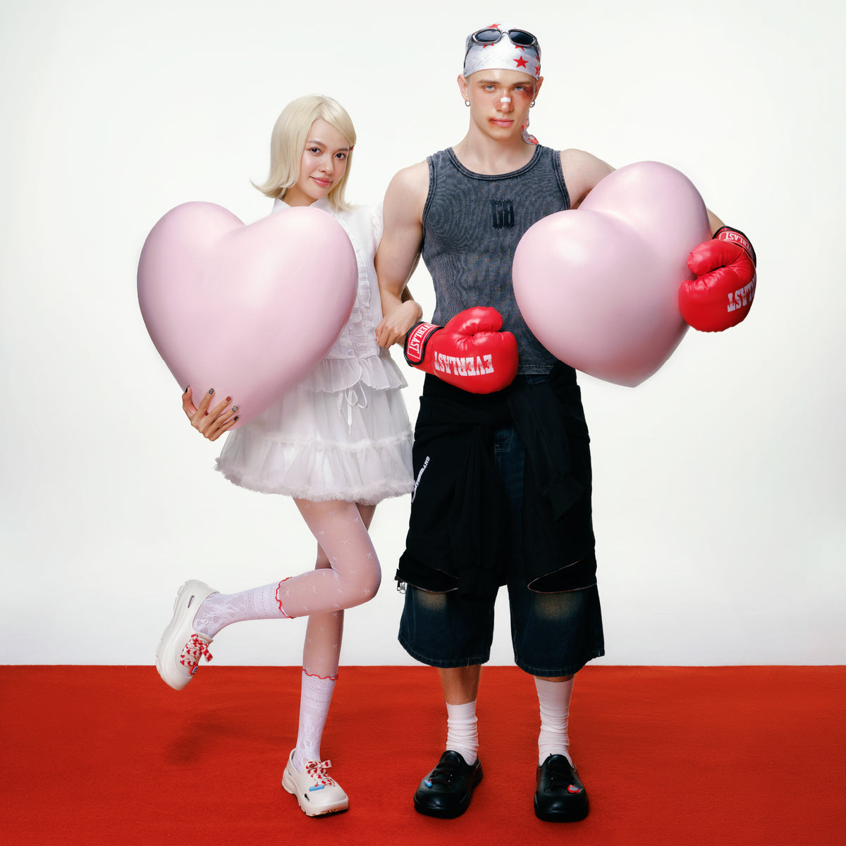 Giày Sneaker Shondo EZI Limax Nam Valentine Màu Đen