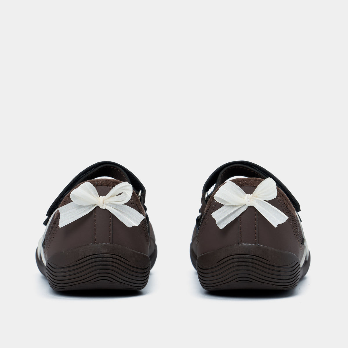 Giày Sneaker Ballet Minie Phối Nơ Nữ Nâu