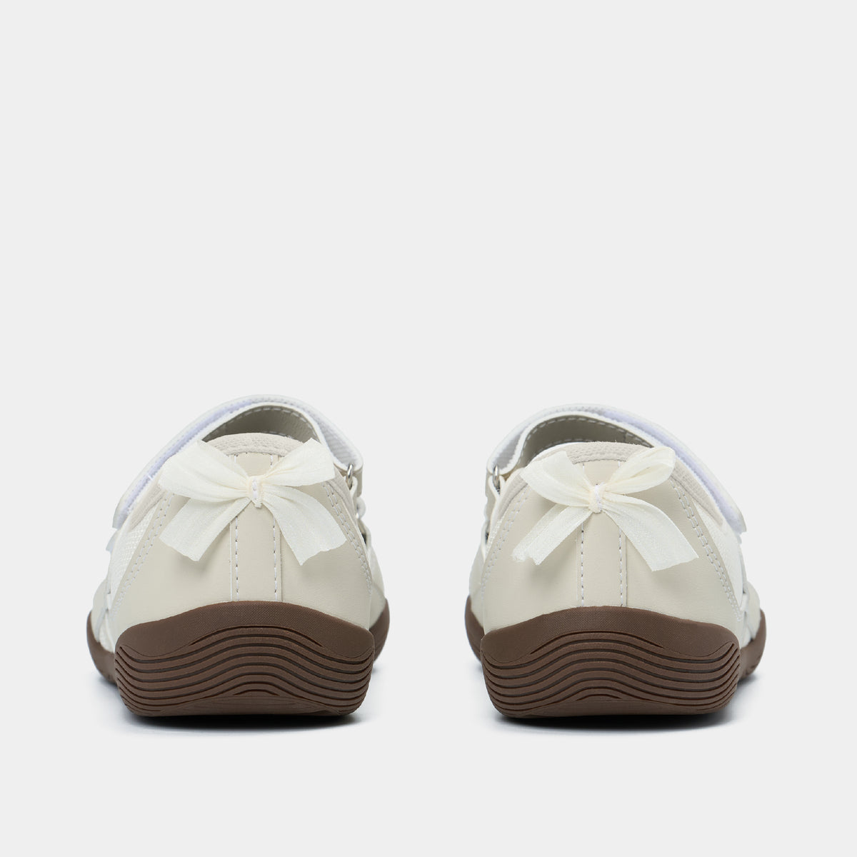 Giày Sneaker Ballet Minie Phối Nơ Nữ Be
