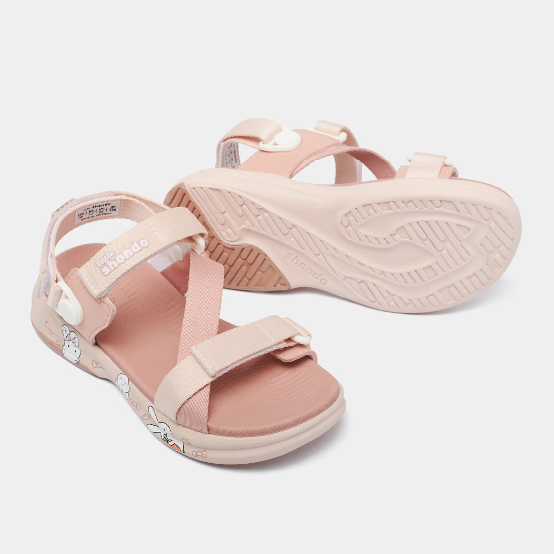 Sandal F8B T7M bé gái hồng