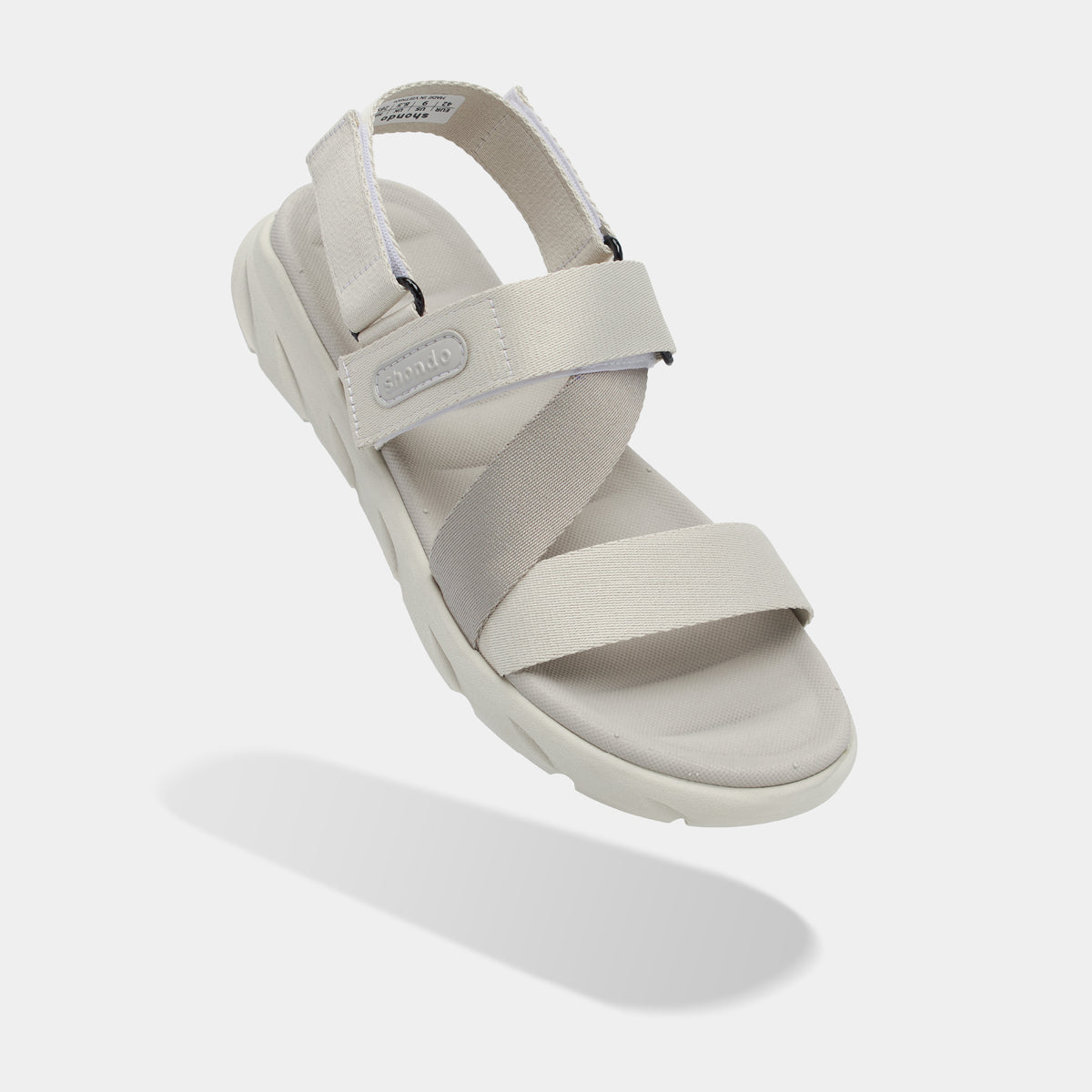 Sandal F6S Quai Chéo Unisex Nâu Nhạt