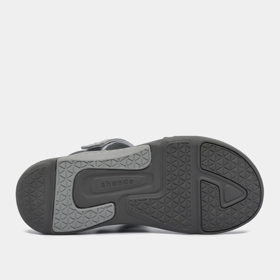 Sandal F7R nam nữ đi học quai chéo xám