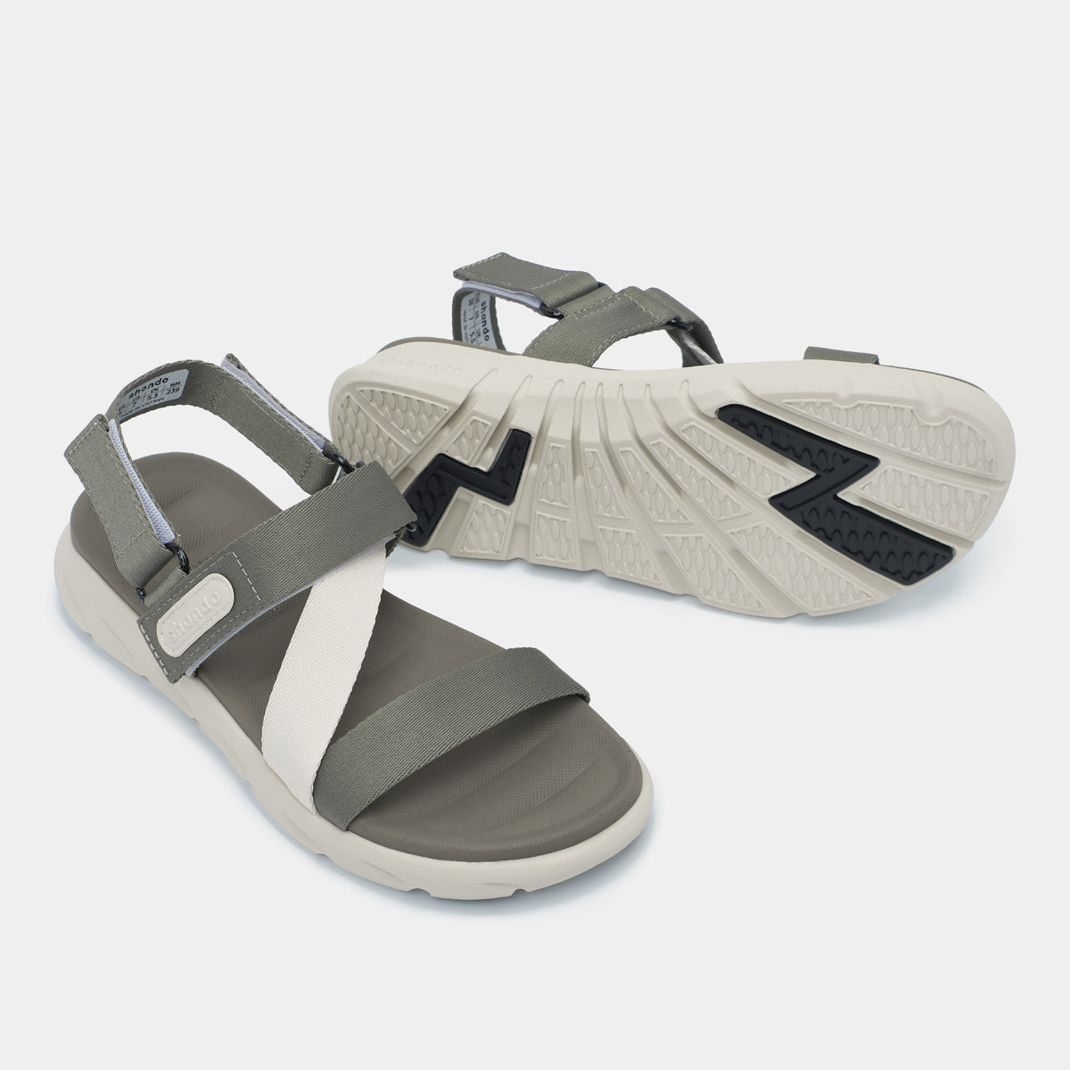 Sandal F6S Quai Chéo Unisex Rêu