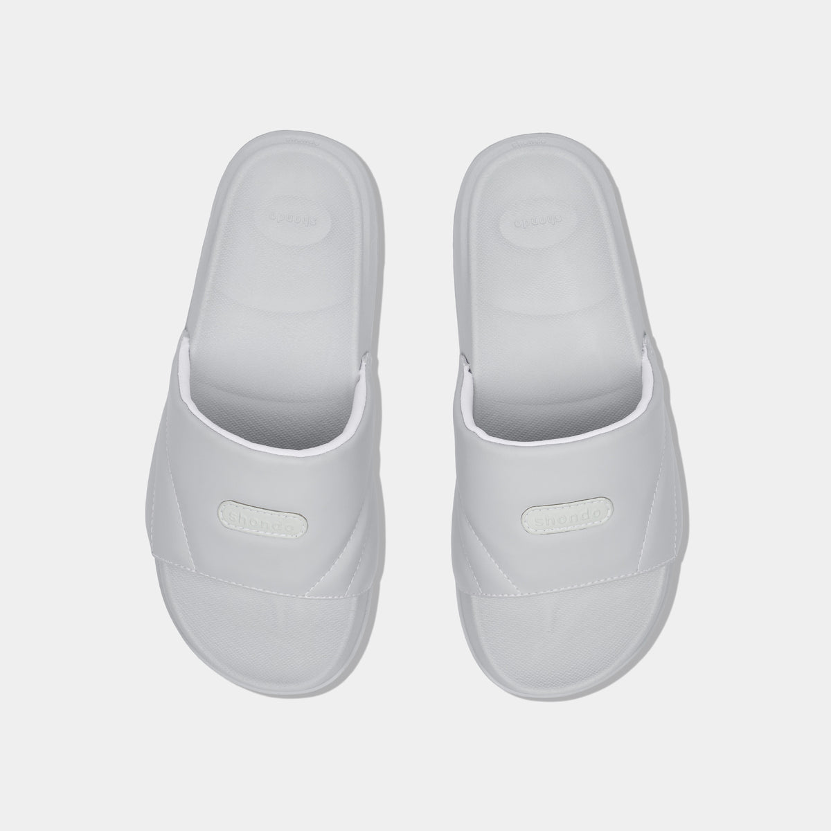 Dép Trendy 7 Quai Phồng Unisex Xám