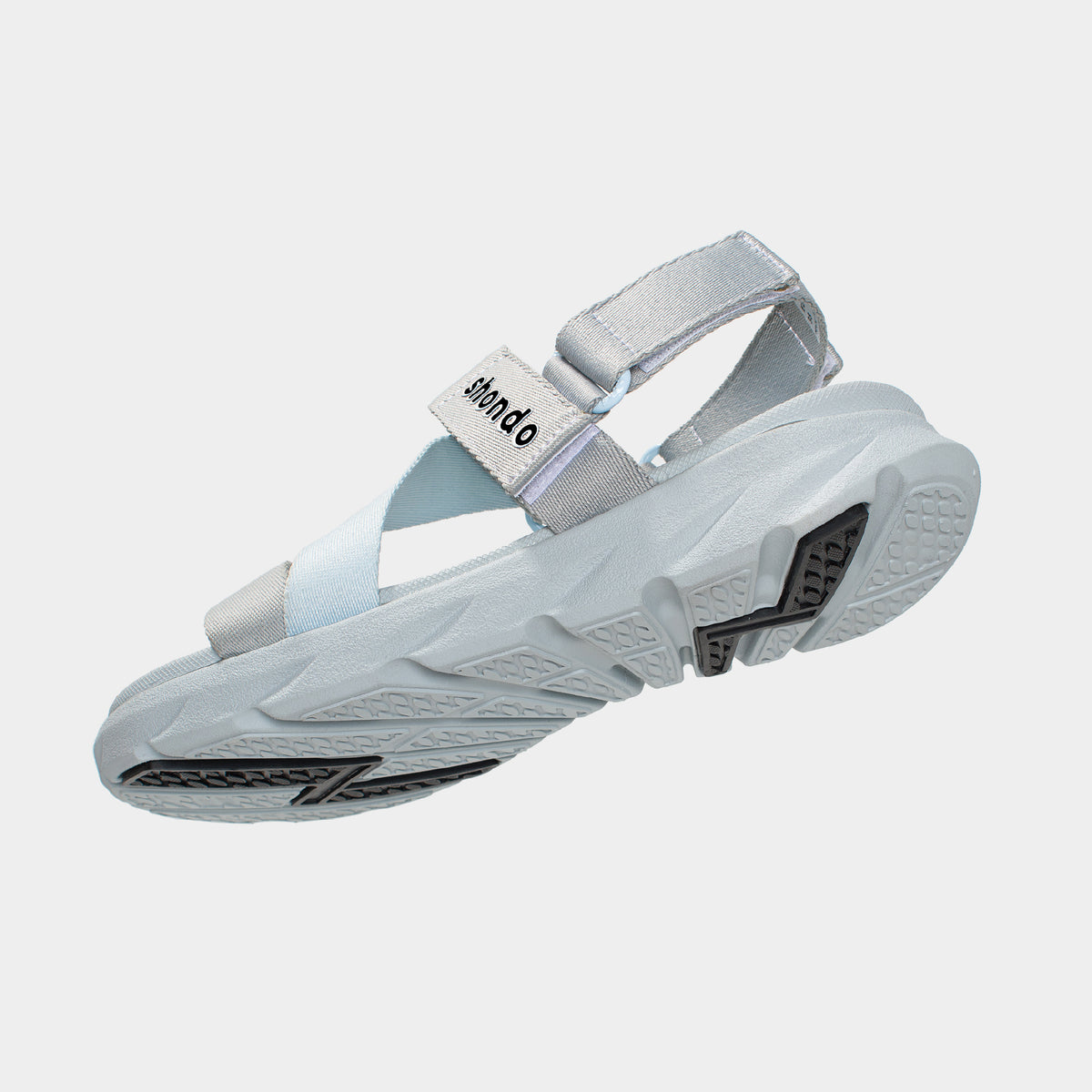 Sandals F6 sport đế xám phối quai xanh da trời