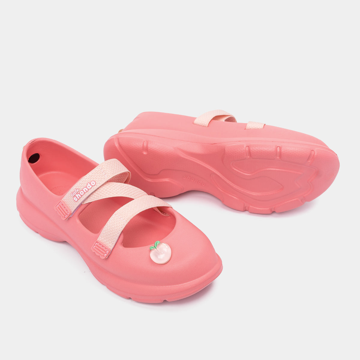 Giày ballet sneaker bé gái Little Dreamie hồng đậm