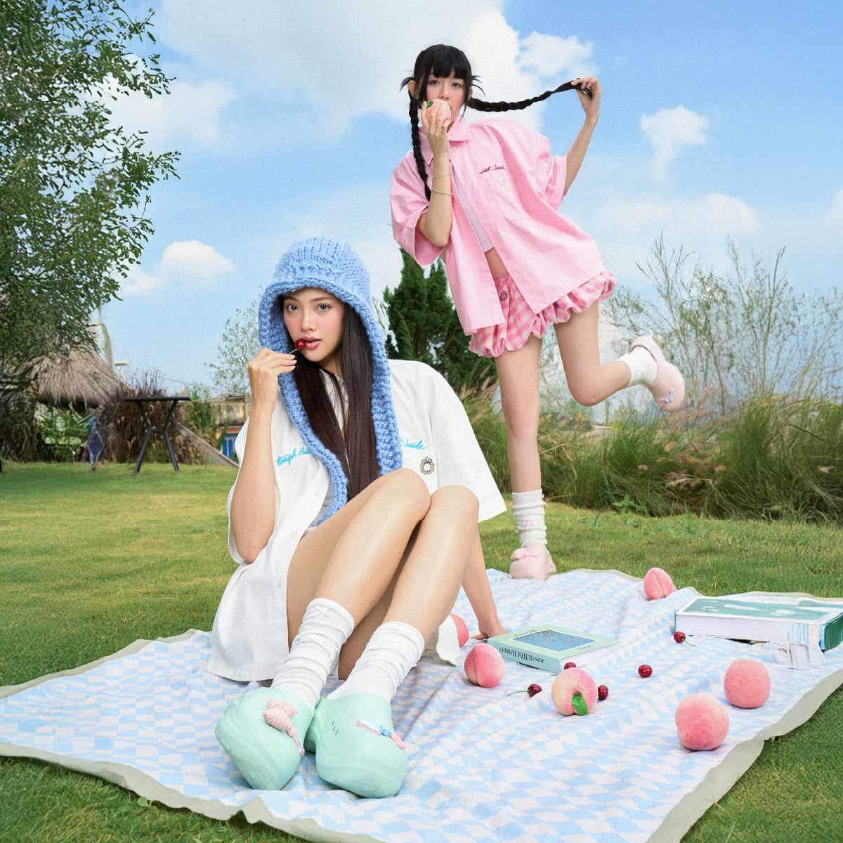 Clog MULE CHIC Limax đế cao nữ xanh mint