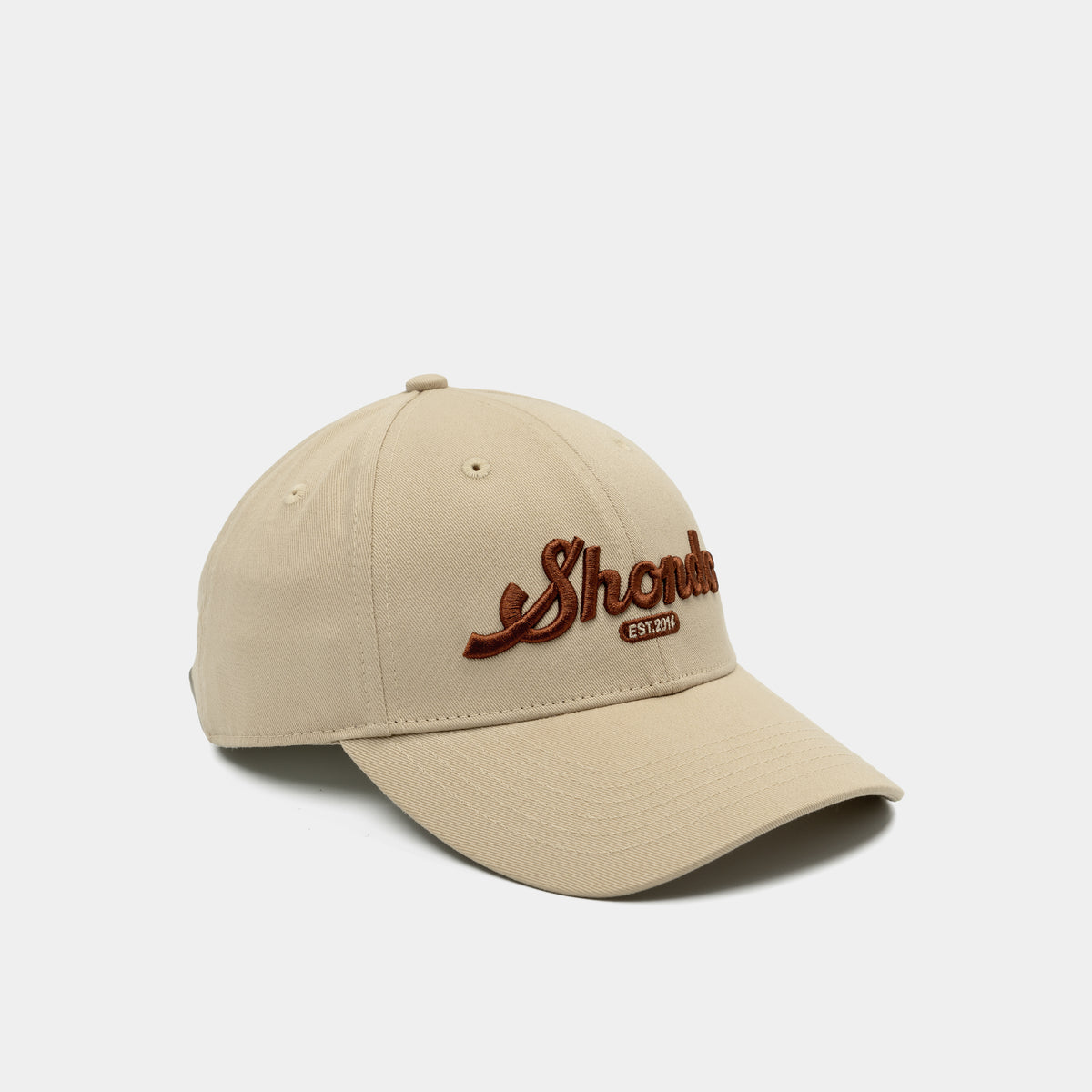 Nón lưỡi trai thêu logo Shondo be