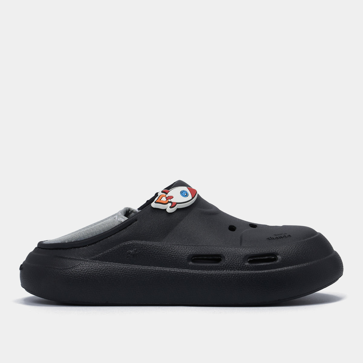 Sneaker bé trai Little C3 Limax không dây đen