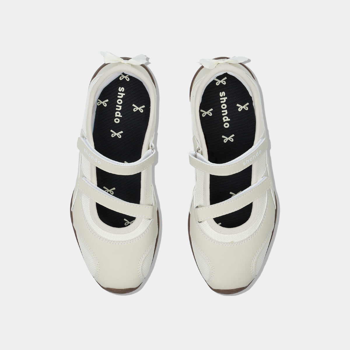 Giày Sneaker Ballet Minie Phối Nơ Nữ Be