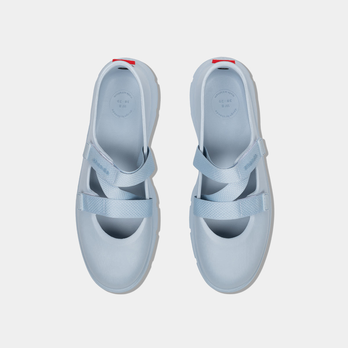 Giày ballet sneaker nữ Dreamie xanh trời