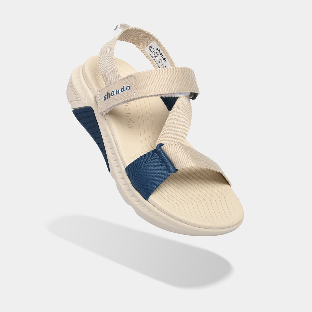 Sandals F7 racing be phối xanh dương