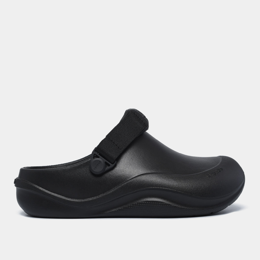 Clog SUKE nhựa đúc nam nữ đen