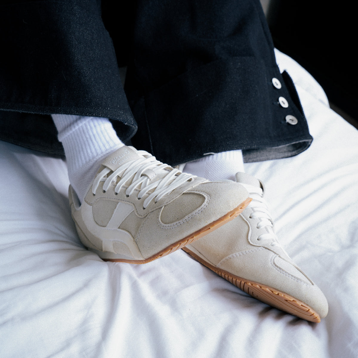 Giày sneaker đế thấp nam nữ Class 5 xám