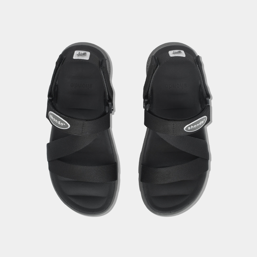 Sandal F6S quai xoay đen