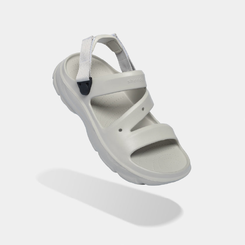 Sandal FX nhựa đúc đi mưa xám rêu
