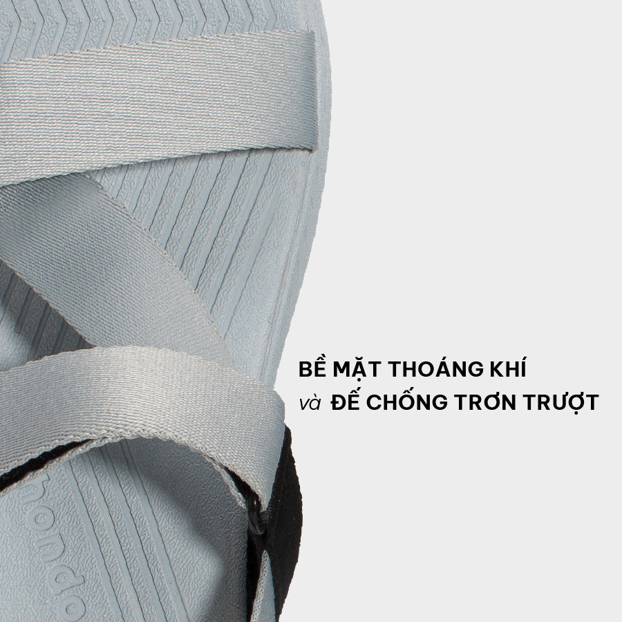 Sandals F7 racing xám phối đen