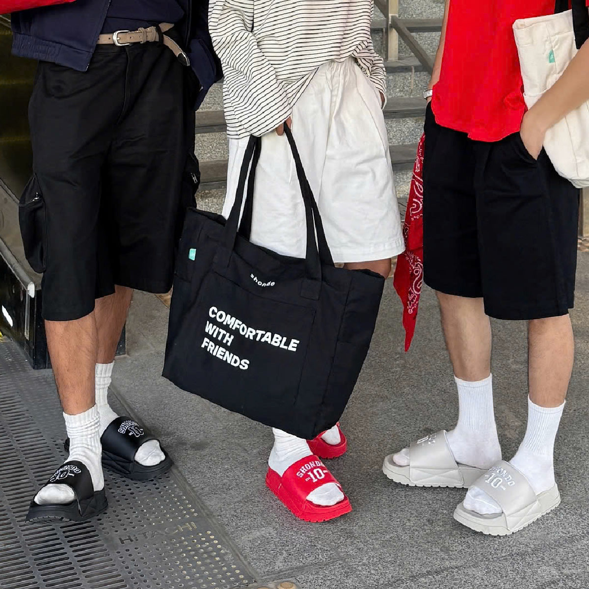Dép bánh mì Trendy 4 số 10 đen